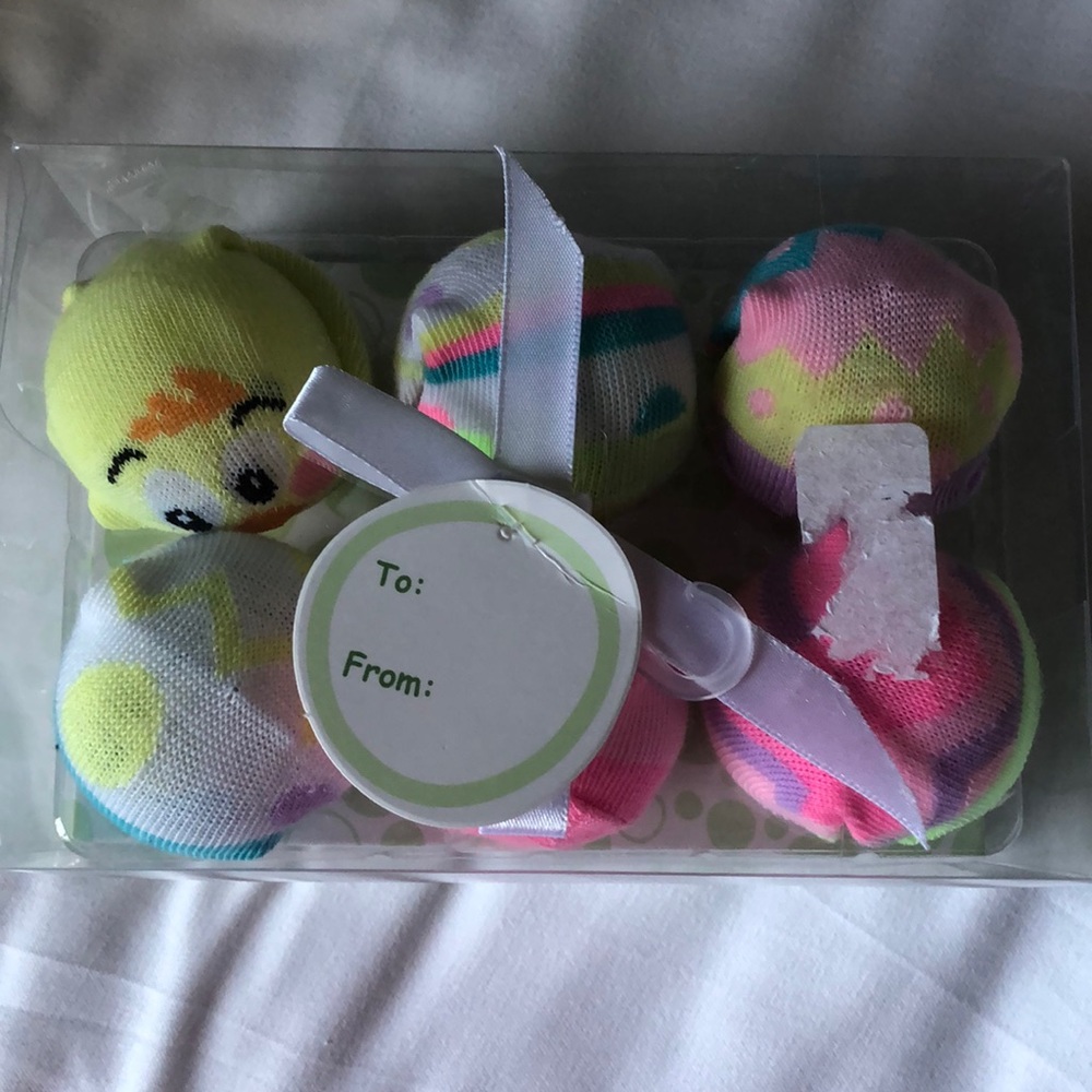 Little Me Infant "Easter" Ankle Socks